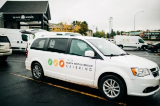 A little *rain* never bothered us anyways 😉🌧. 
Loading up the vans to hit the road for today's special events! We are so proud of our team who always power through any weather with a smile and go with the flow when we adjust on the fly to match the conditions. We have the BEST team in the world!! 💚💛🧡