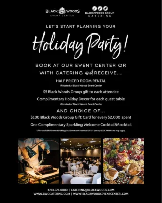 🎉 Unforgettable holiday parties made EASY! 🎉
Exclusive 2025 holiday party offers are here - book your celebration with our BWG Catering team or at our@bweventcenter for the perfect holiday gathering.
☎️ Call Molly & Tessa today: 218-724-0000